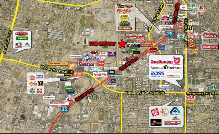 5550 Midway Park Pl NE, Albuquerque, NM à louer - Aérien - Image 2 de 6