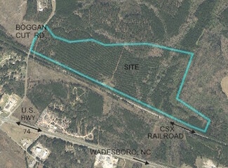 Plus de détails pour Boggan Cut Rd, Polkton, NC - Terrain à vendre