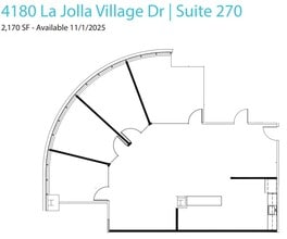 4180 La Jolla Village Dr, La Jolla, CA for lease Floor Plan- Image 2 of 2