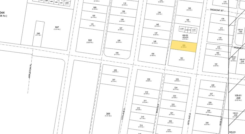 1109 16th Ave S, Nashville, TN for lease - Plat Map - Image 2 of 2