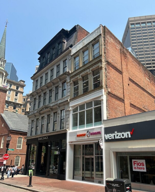 330-332 Washington St, Boston, MA for lease Building Photo- Image 1 of 4