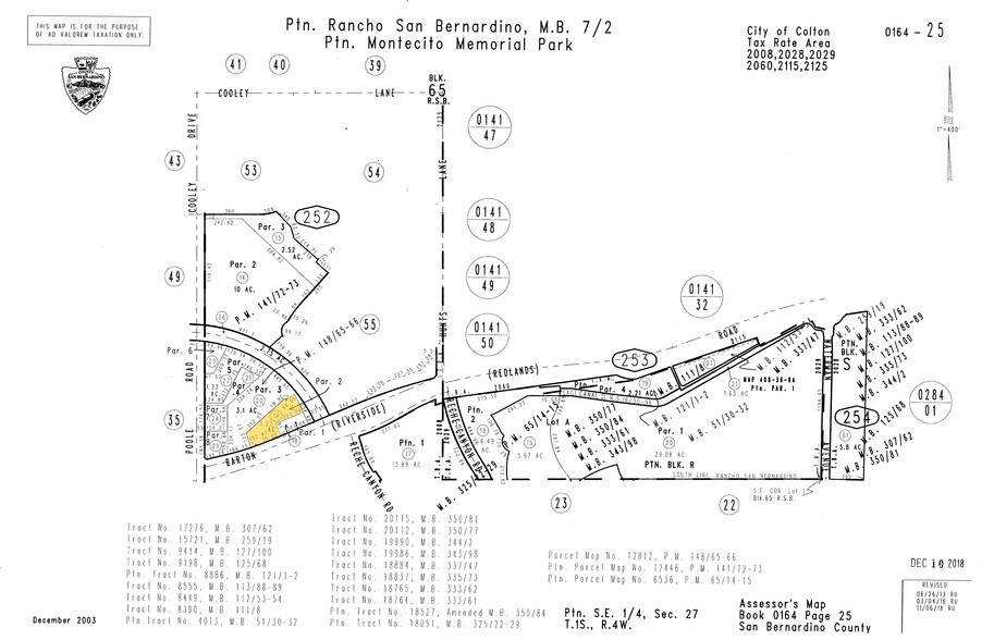 2005-2099 E Washington St, Colton, CA à louer - Plan cadastral - Image 3 de 4