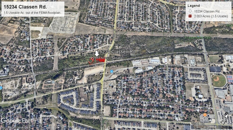 15234 Classen rd, San Antonio, TX for sale - Aerial - Image 2 of 4