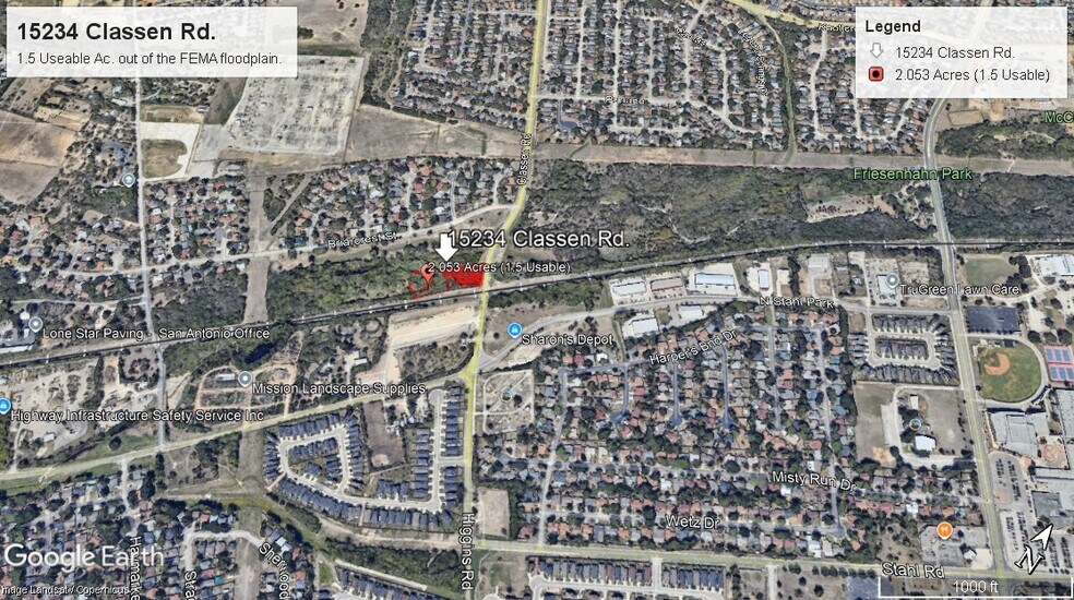 15234 Classen rd, San Antonio, TX à vendre - Aérien - Image 2 de 4