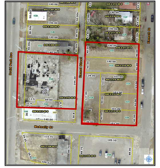 1140 Druid Park Ave, Augusta, GA à vendre - Plan cadastral - Image 1 de 11