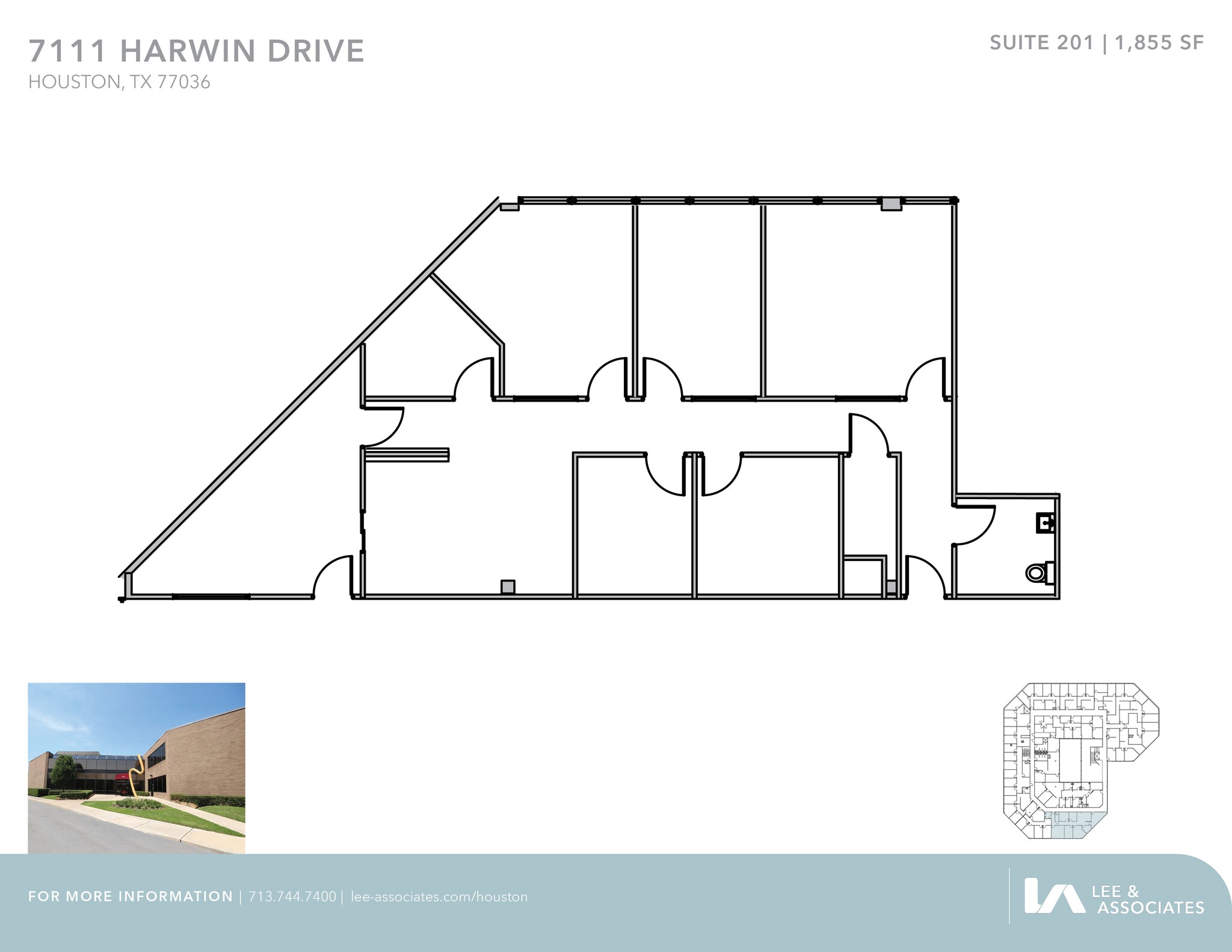 7111 Harwin Dr, Houston, TX for lease Floor Plan- Image 1 of 1