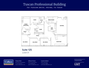 701 Tuscan Dr, Irving, TX for lease Floor Plan- Image 1 of 1
