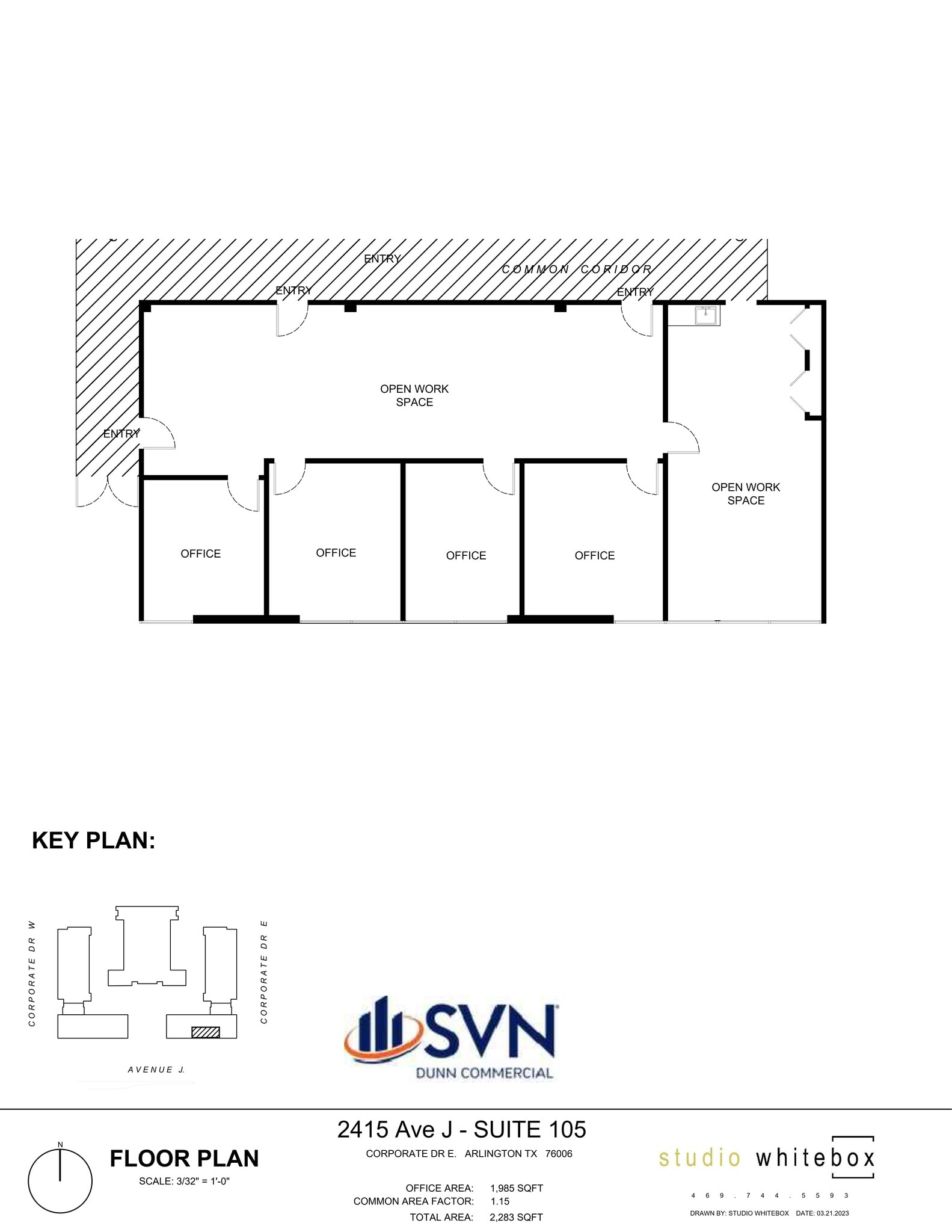 2401 Avenue J, Arlington, TX for lease Site Plan- Image 1 of 2
