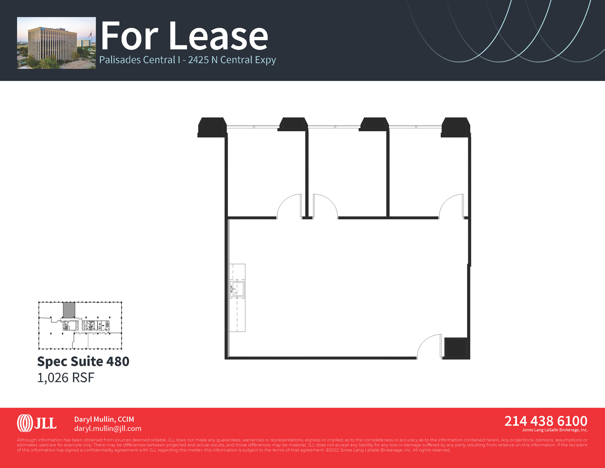 2425 & 2435 N Central Expy, Richardson, TX à louer Plan d  tage- Image 1 de 1