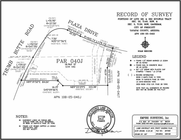 130 Plaza Dr, Prescott, AZ for sale - Plat Map - Image 3 of 4