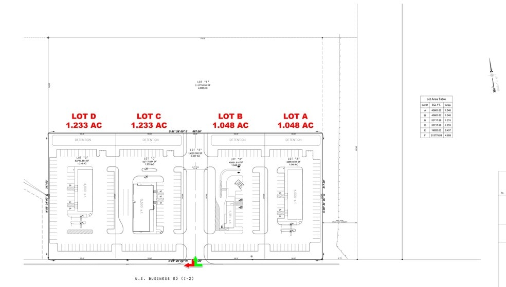 1300 Expressway 83, Donna, TX à louer - Plan de site - Image 2 de 2