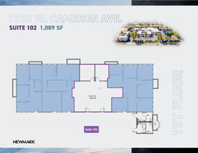 1710 W Cameron Ave, West Covina, CA for lease Floor Plan- Image 1 of 1