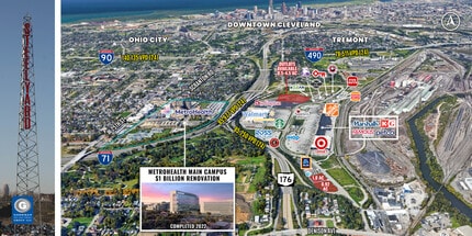 3355-3535 Steelyard Dr, Cleveland, OH - Aerial  map view