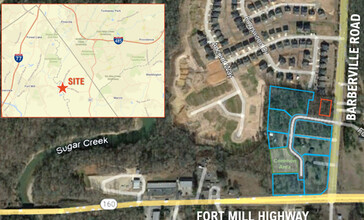 9831 Barberville Rd, Indian Land, SC - aerial  map view