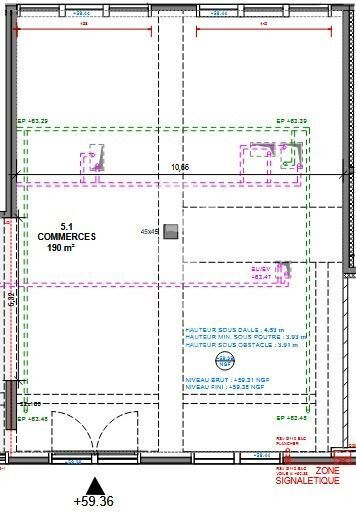 Commerce de détail dans Romainville à louer - Plan d’étage - Image 2 de 2