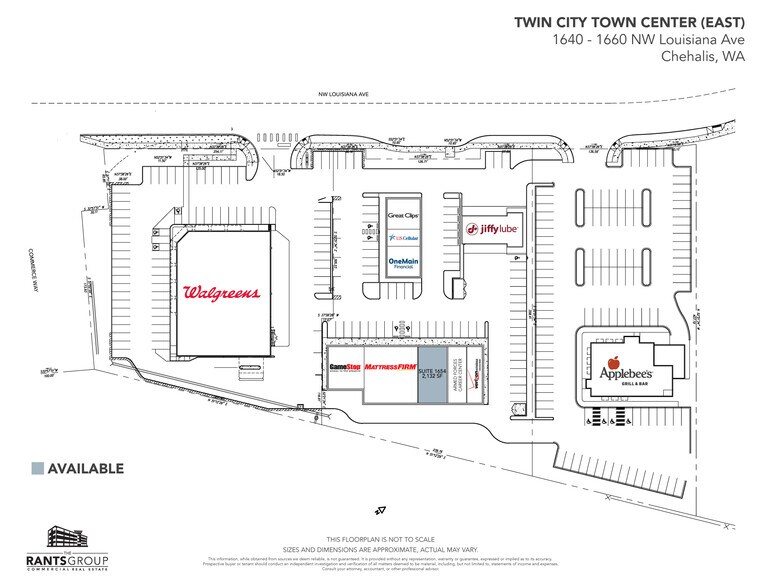 1331-1701 NW Louisiana Ave, Chehalis, WA à louer - Plan de site - Image 3 de 20