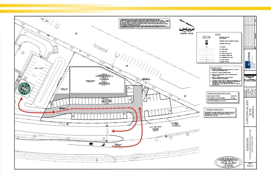 2157 Katy Fort Bend Rd, Katy, TX à louer - Plan de site - Image 2 de 2