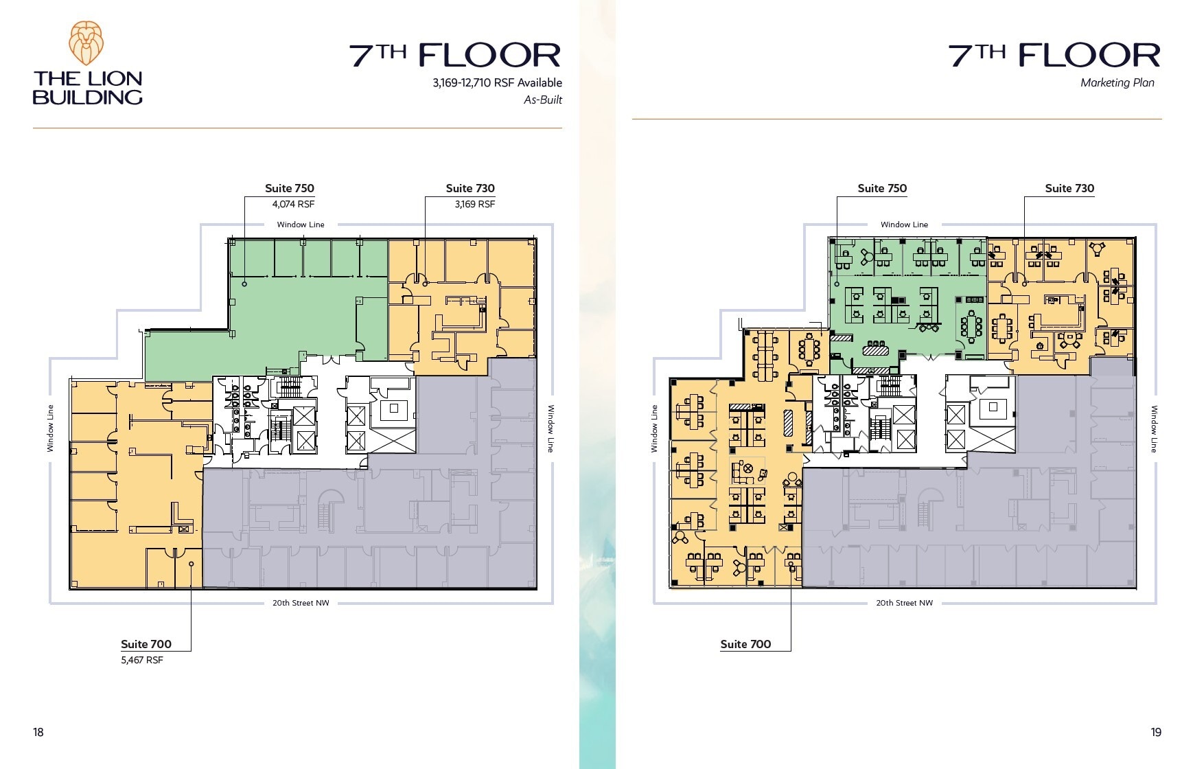 1233 20th St NW, Washington, DC à louer Plan d’étage- Image 1 de 1