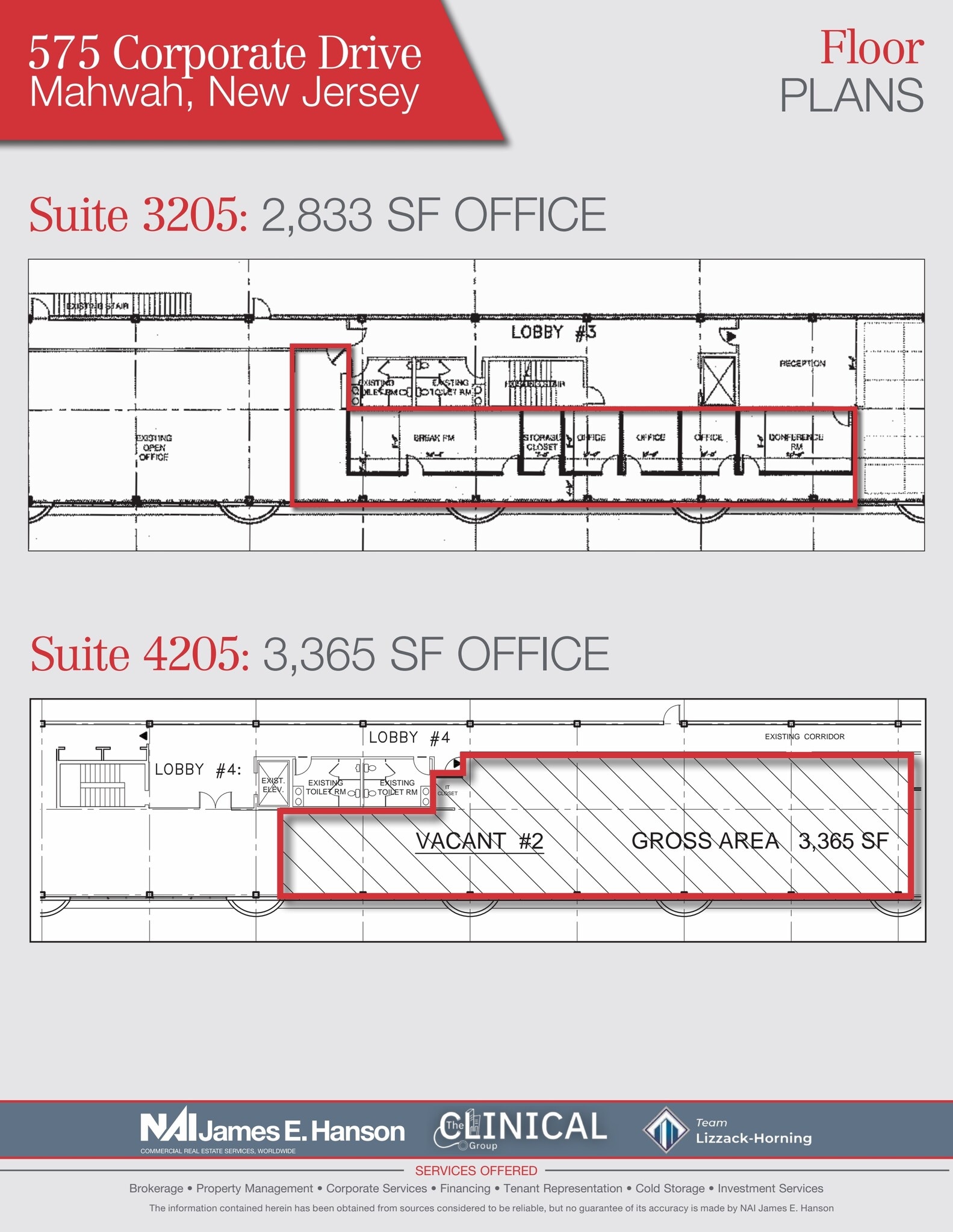 575 Corporate Dr, Mahwah, NJ for lease Floor Plan- Image 1 of 1