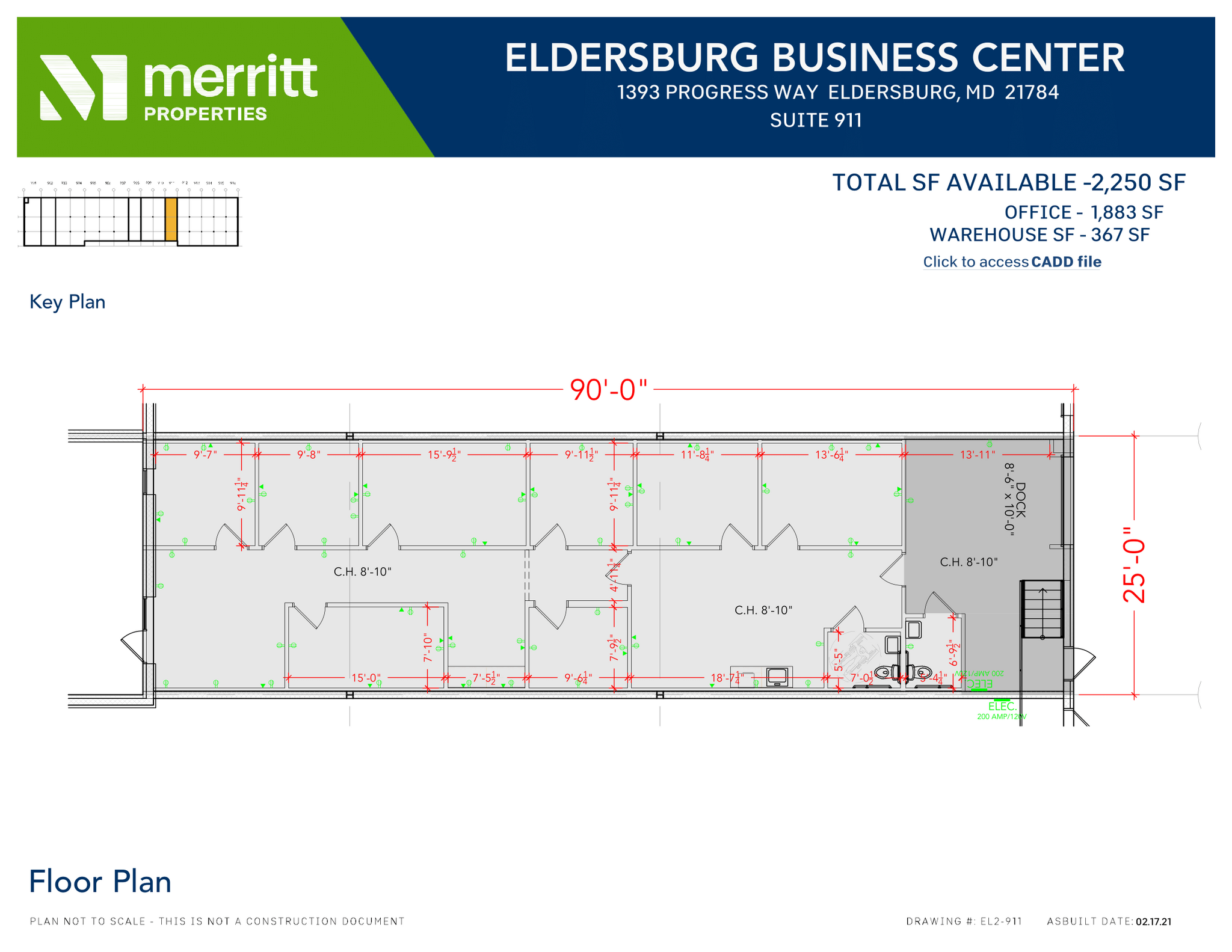 1393 Progress Way, Eldersburg, MD for lease Floor Plan- Image 1 of 1