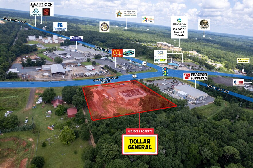 205 US-19 Hwy, Americus, GA à vendre - Aérien - Image 2 de 5