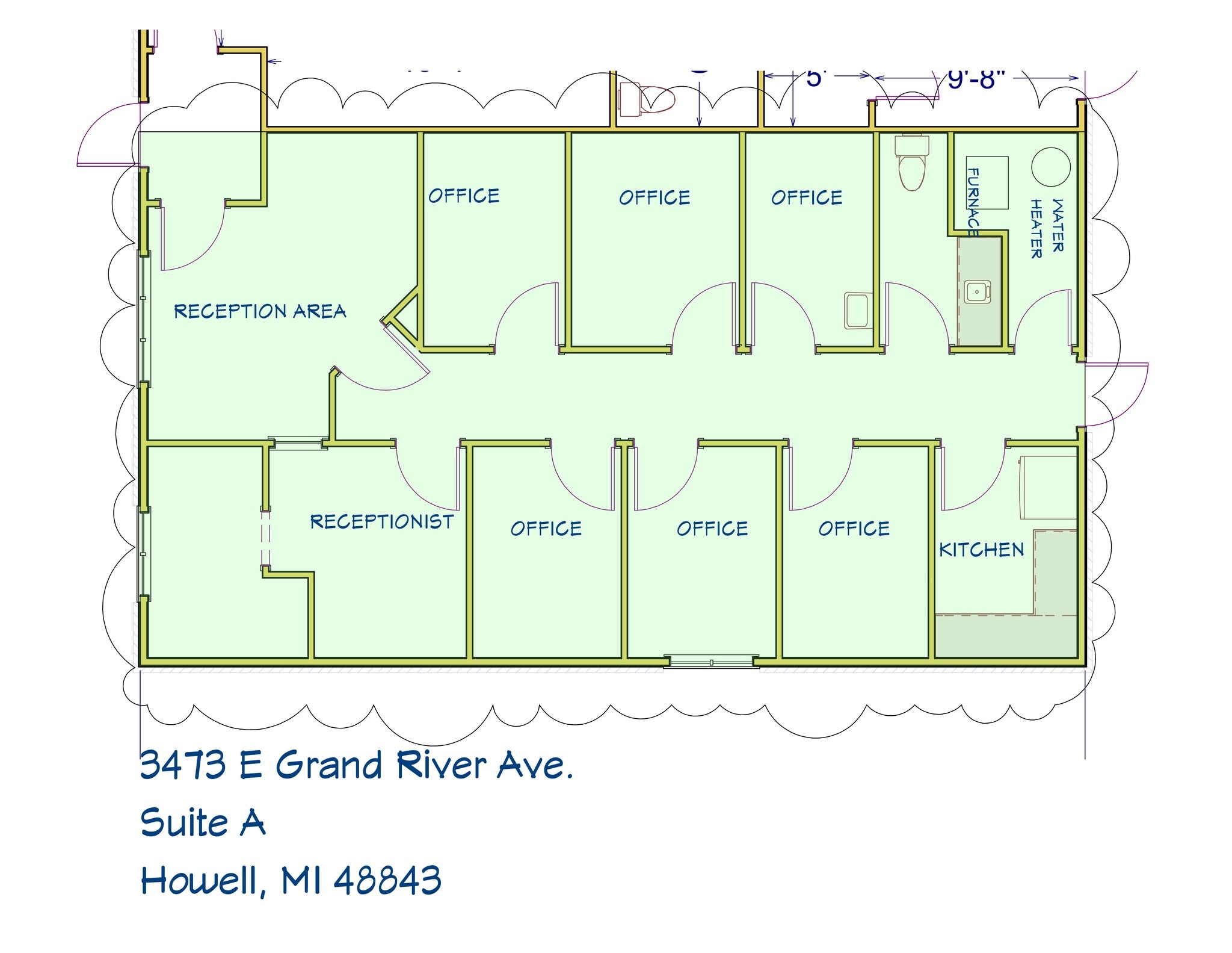 3471 E Grand River Ave, Howell, MI for lease Site Plan- Image 1 of 1