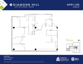 2490 W 26th Ave, Denver, CO à louer Plan d’étage- Image 1 de 2