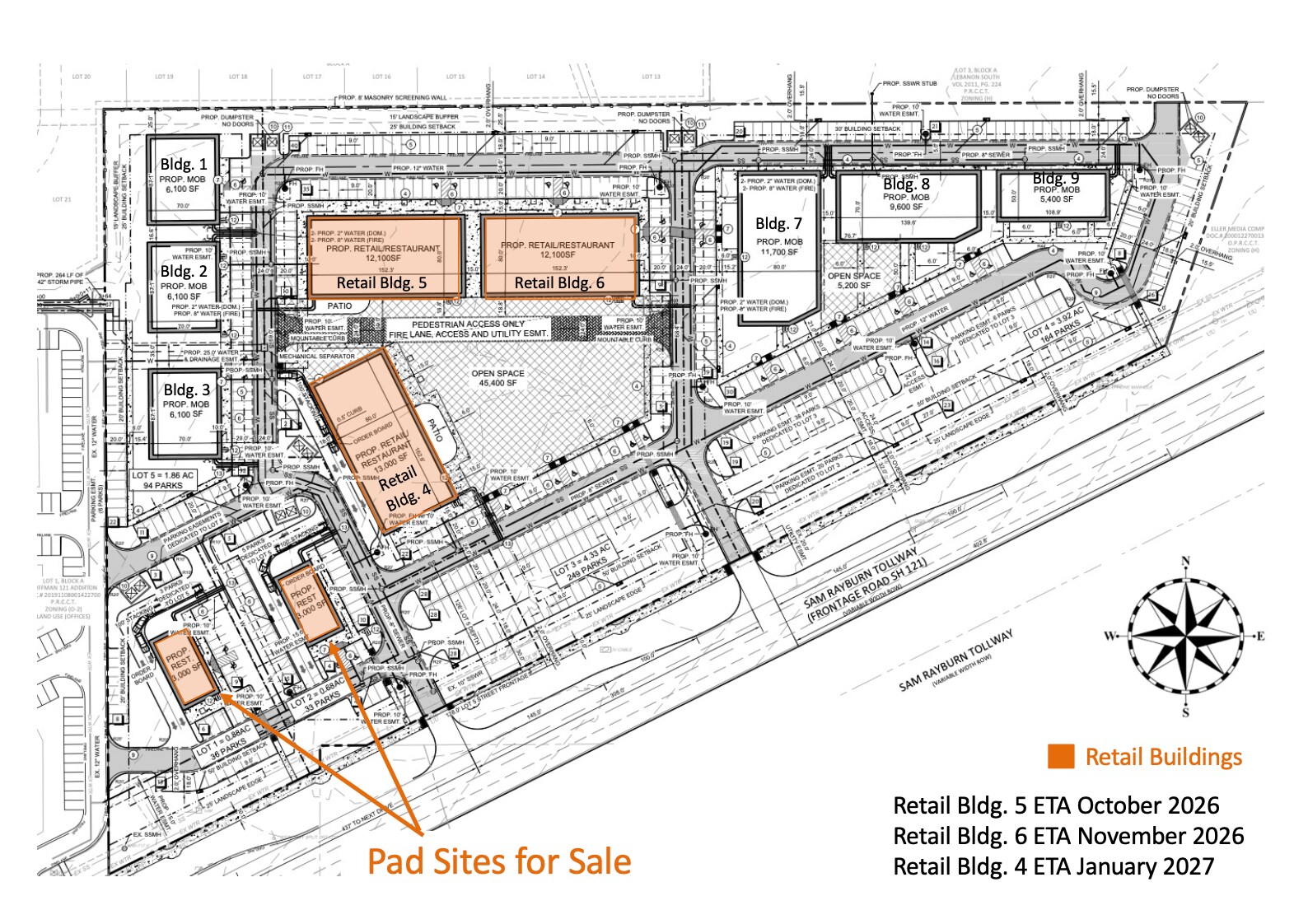 11750 State Highway 121, Frisco, TX for lease Site Plan- Image 1 of 2