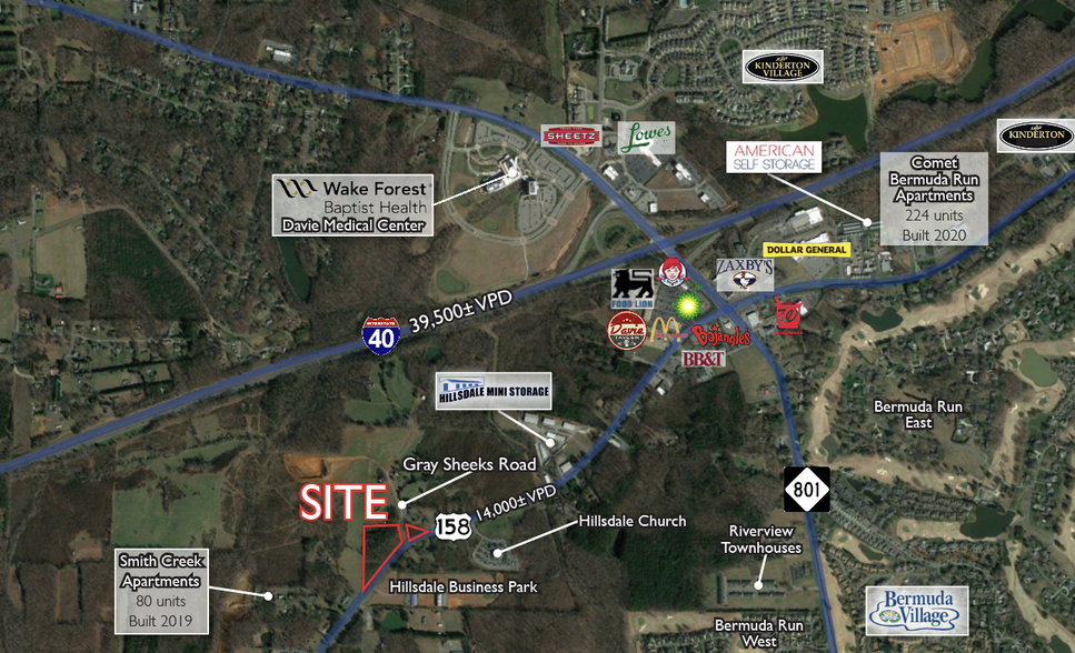 0 Hwy 158, Advance, NC for sale - Primary Photo - Image 1 of 1