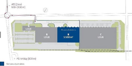 Industrial in Saint-Ouen-l'Aumône for lease Site Plan- Image 2 of 2