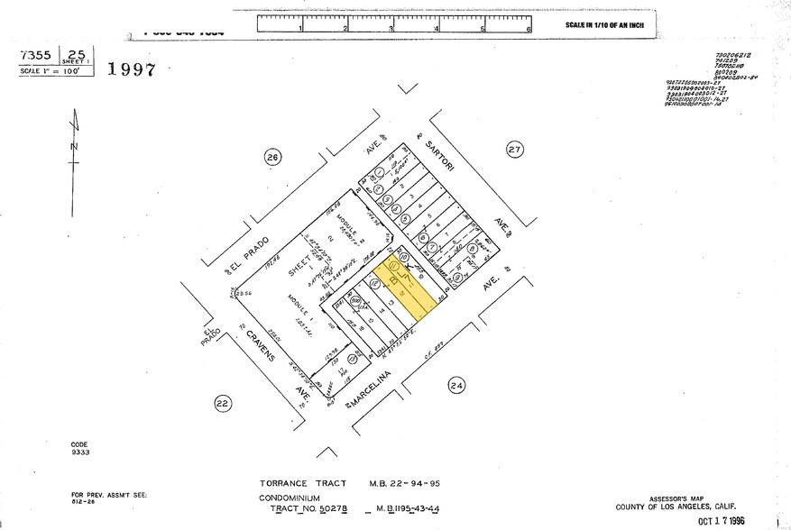 1421 Marcelina Ave, Torrance, CA à vendre - Plan cadastral - Image 1 de 1