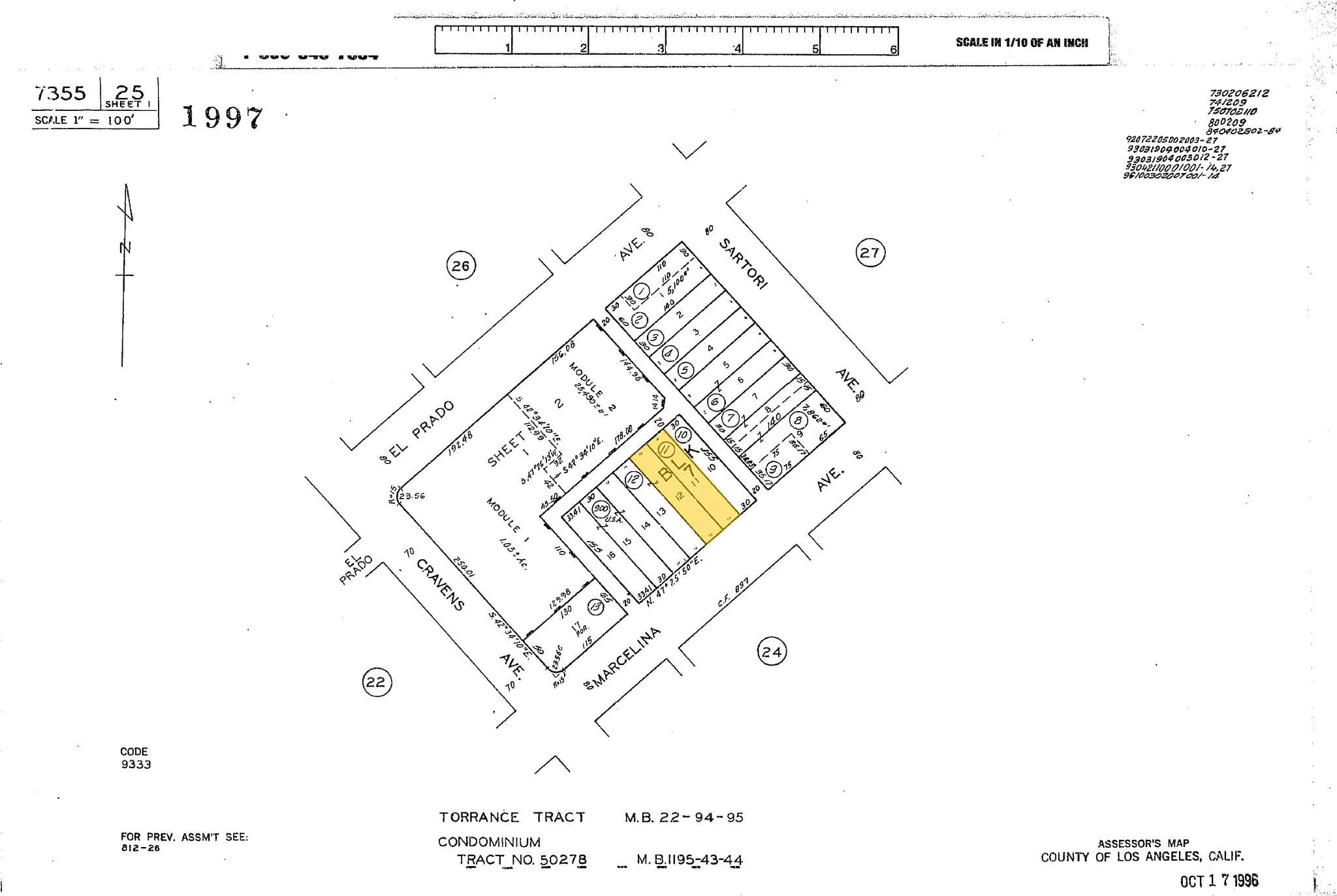 1421 Marcelina Ave, Torrance, CA à vendre Plan cadastral- Image 1 de 1