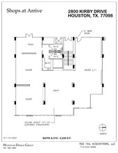 2800 Kirby Dr, Houston, TX for lease Floor Plan- Image 1 of 1