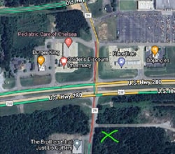 235 Co 39 rd, Chelsea, AL - Aerial  map view