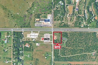 10042 SW Diamond Rd, Augusta, KS - Aerial  map view