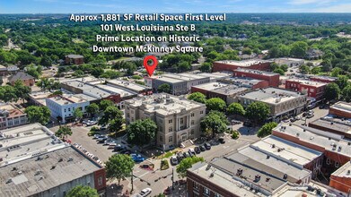 101 W Louisiana St, McKinney, TX - AÉRIEN  Vue de la carte - Image1