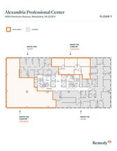 4660 Kenmore Ave, Alexandria, VA à louer Plan d’étage- Image 1 de 1