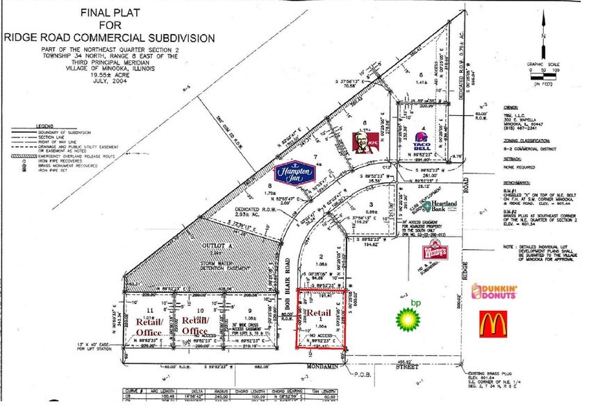 Bob Blair Rd, Minooka, IL à vendre - Plan cadastral - Image 2 de 3