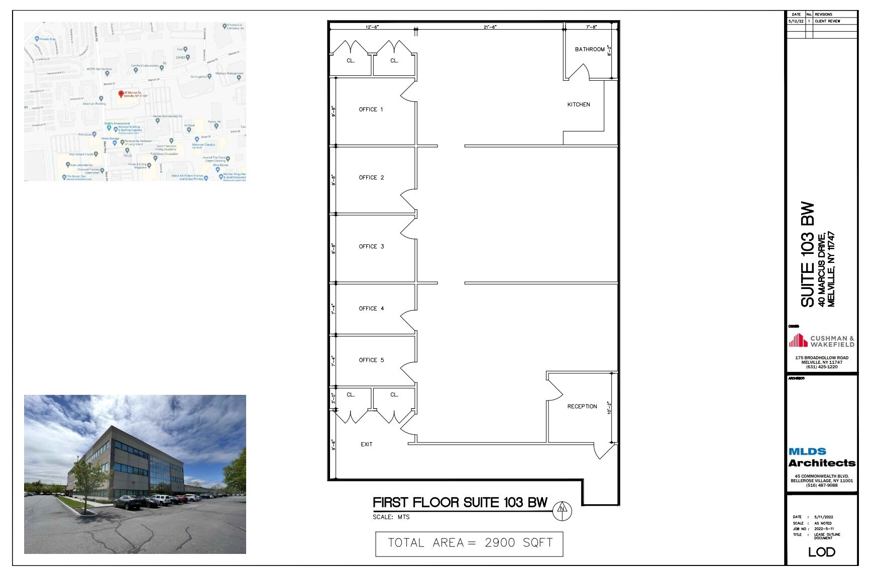 40 Marcus Dr, Melville, NY for lease Floor Plan- Image 1 of 1