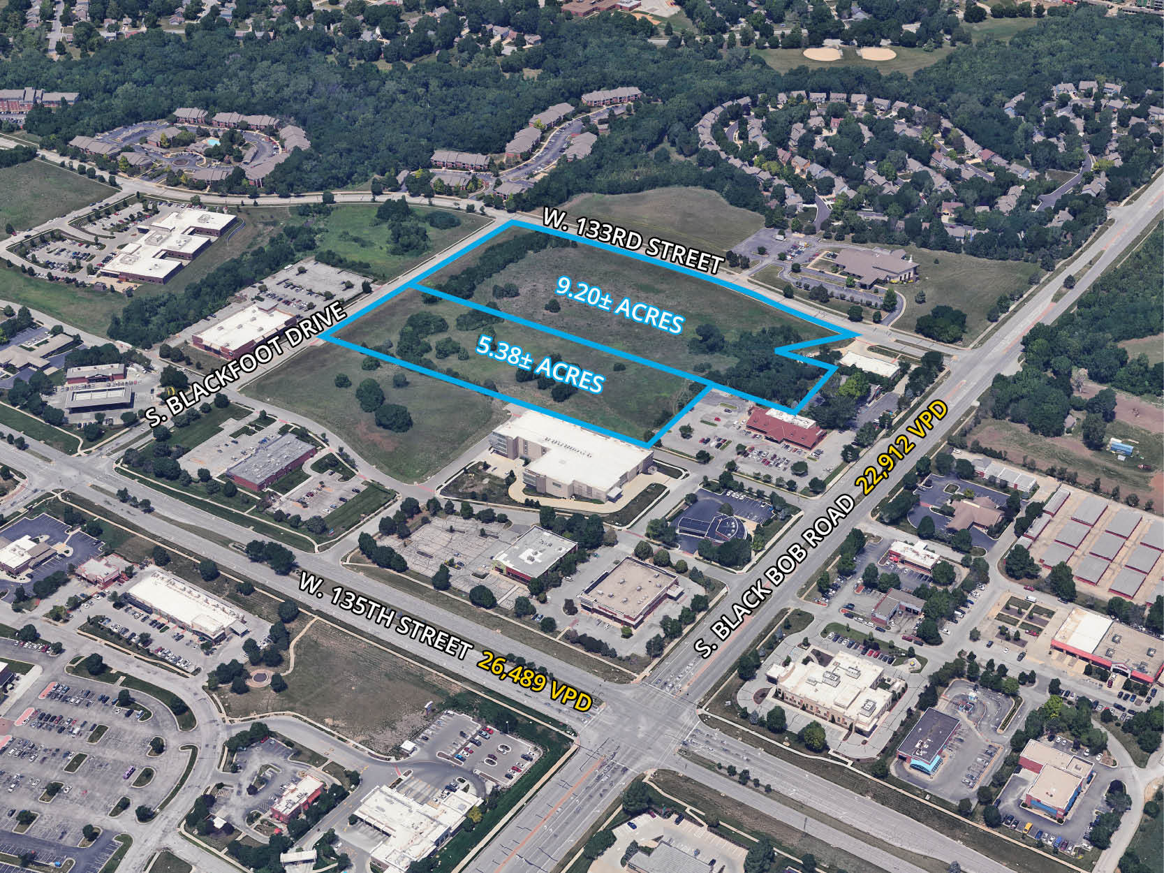 NWC 133th & Blackfoot Dr, Olathe, KS for sale Primary Photo- Image 1 of 2