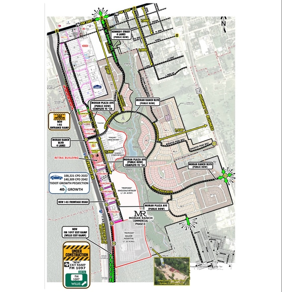 I-45 & FM 1097, Willis, TX à vendre - Plan de site - Image 3 de 5