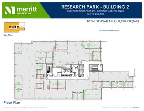 5521 Research Park Dr, Baltimore, MD for lease Floor Plan- Image 1 of 1