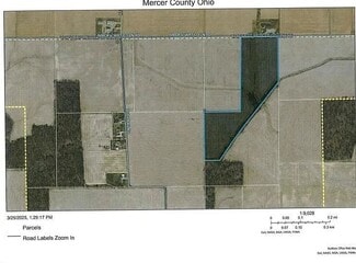 Plus de détails pour 0 Mercer Van Wert County Line Rd, Rockford, OH - Terrain à vendre