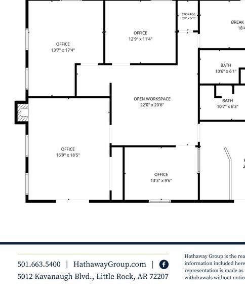 310 Executive Ct, Little Rock, AR à vendre - Plan d’étage - Image 3 de 7