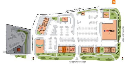 100 Aquitania Blvd W, Lethbridge, AB for lease Site Plan- Image 1 of 1