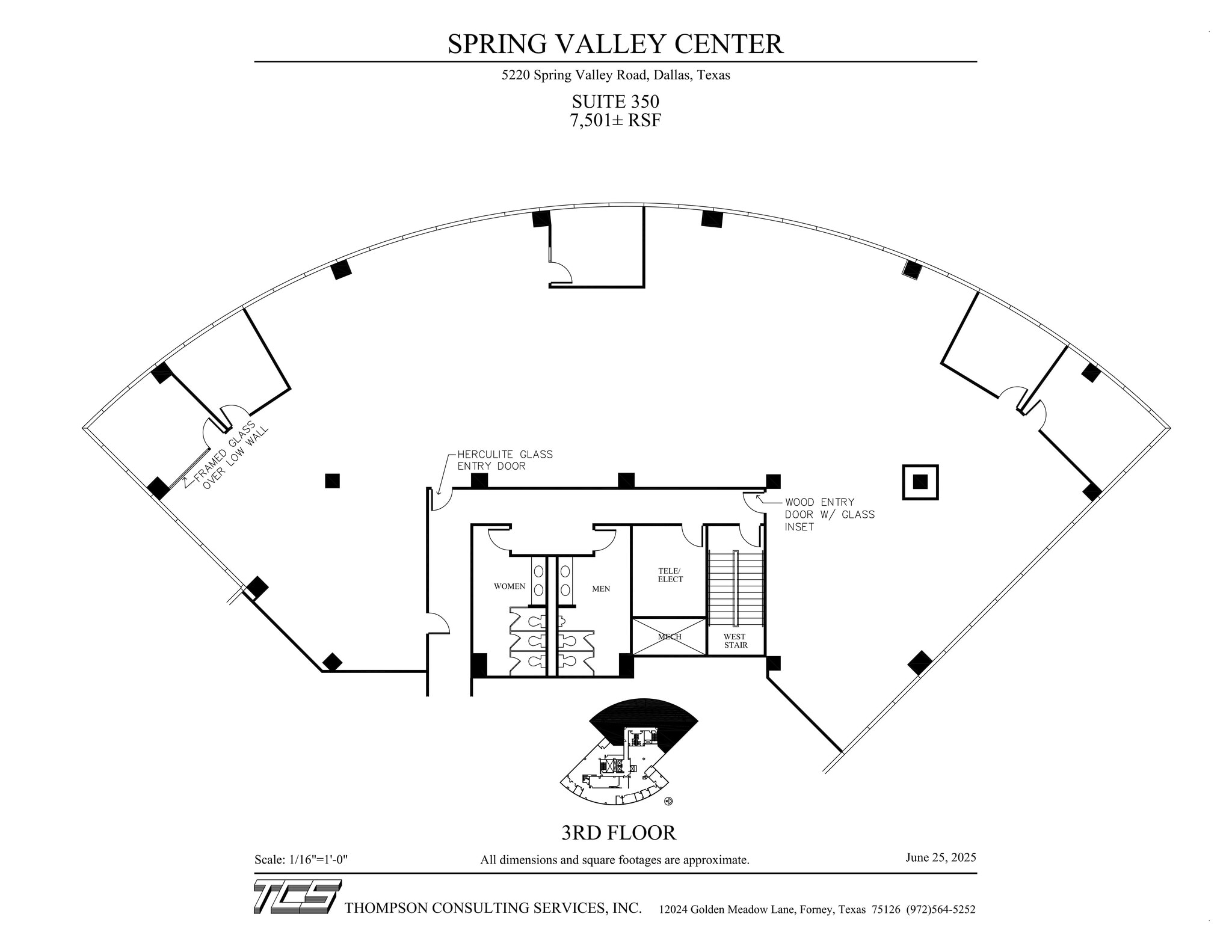 5220 Spring Valley Rd, Dallas, TX à louer Plan de site- Image 1 de 1
