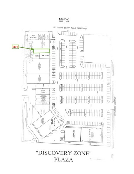 10730-10750 Atlantic Blvd, Jacksonville, FL à louer - Plan de site - Image 3 de 18