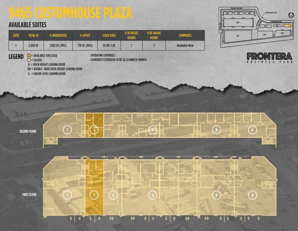 9375 Customhouse Plz, San Diego, CA for lease Floor Plan- Image 1 of 1