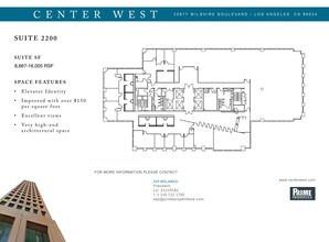 10877 Wilshire Blvd, Los Angeles, CA à louer Plan de site- Image 1 de 1