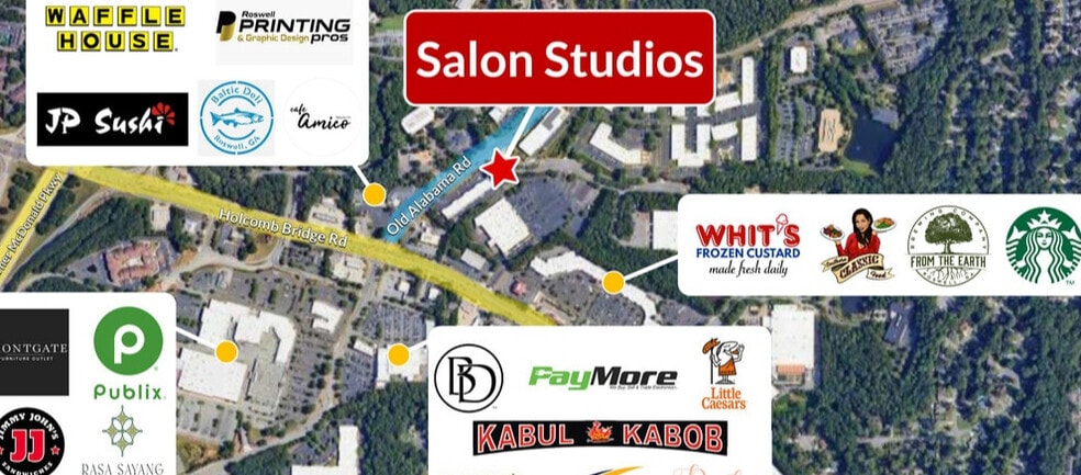 1575 Old Alabama Rd, Roswell, GA for lease - Site Plan - Image 1 of 12